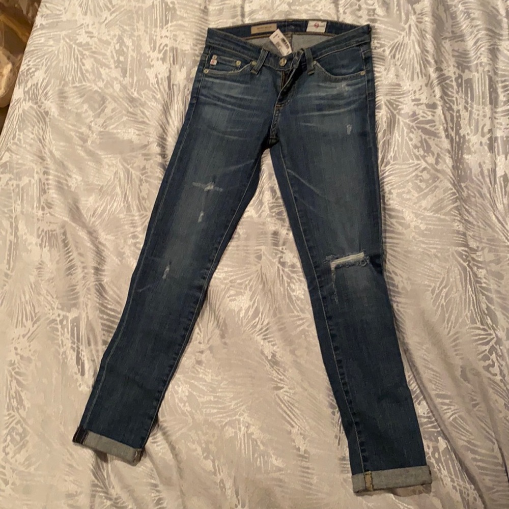 AG NWT roll up jeans size 24